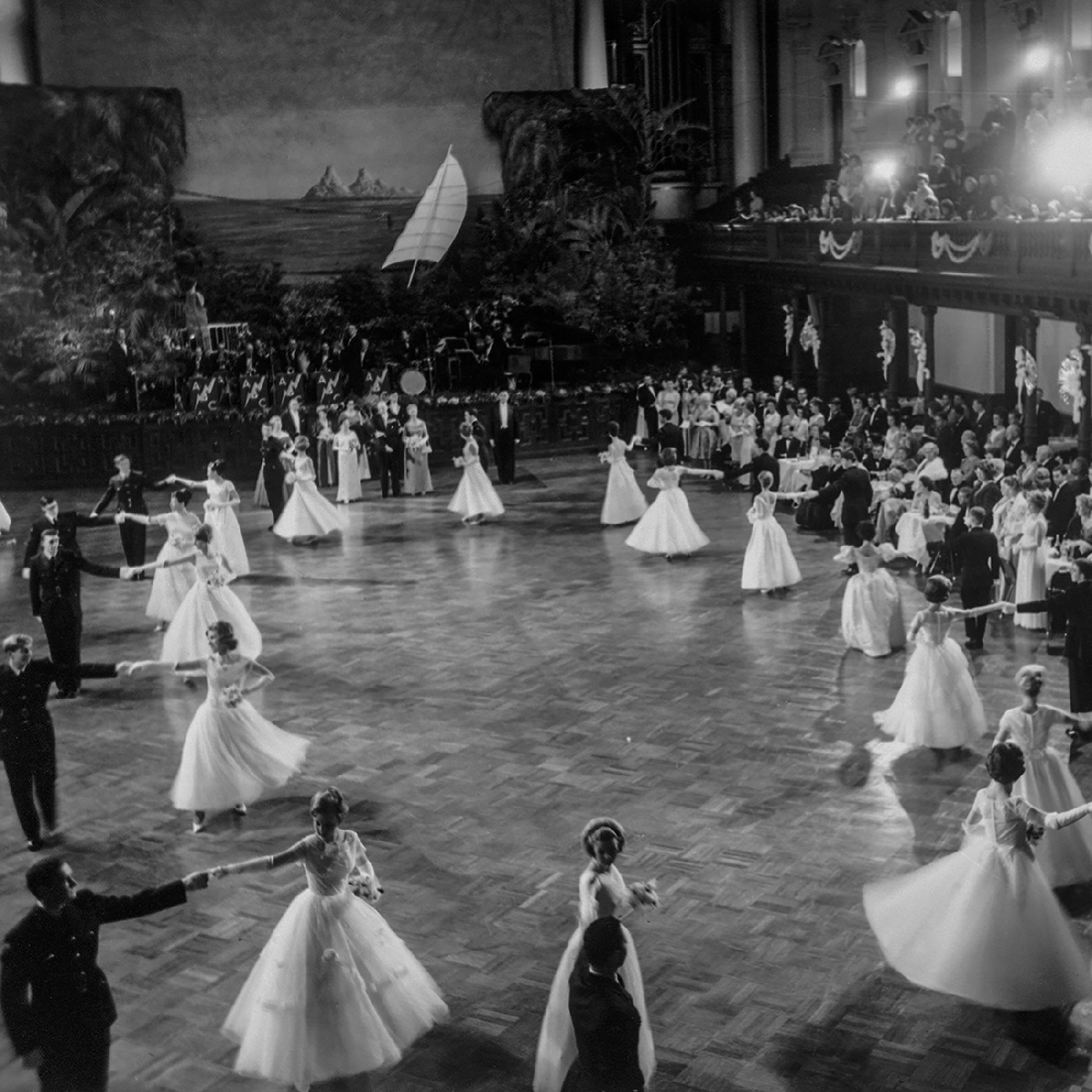 Lady Mayoress' Ball in Town Hall, George Street Sydney, 1964 (A-00017046)