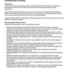 Guide - Assessment Books