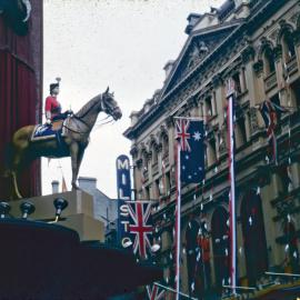 Street decorations, Queen Elizabeth II Royal Tour, George Street Sydney, 1954 | 3 votes